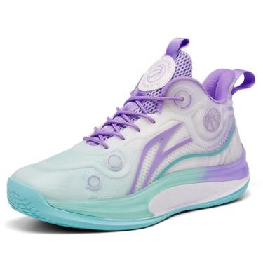 Imagem de Novetra Tênis de basquete masculino, esportivos da moda e antiderrapantes(Purple,37 BR)
