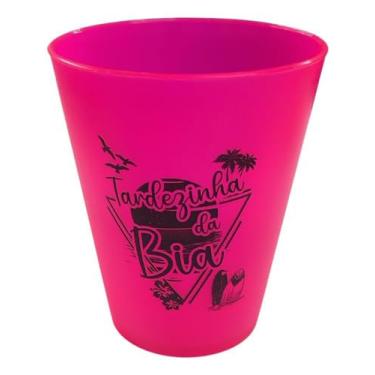 Imagem de Kit 50 Copos Ecológicos Personalizados 300ml – Reutilizáveis para Festas e Eventos (Pink)
