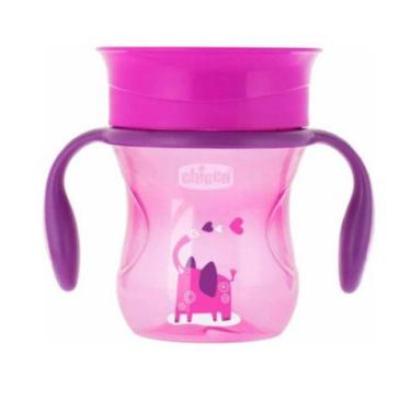 Imagem de Copo Infantil 360 Perfect Cup +12 Meses Antivazamento Chicco Rosa
