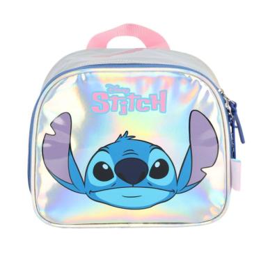 Imagem de Lancheira Holográfica Térmica Lilo Stitch Luxcel Alça Costas