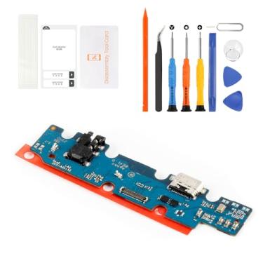 Imagem de Olivechard Substituição da placa de porta de carregamento para Samsung Galaxy Tab A7 Lite Wi-Fi SM-T220 USB-C base de carregamento PCB USB substituição com ferramentas (sem cabo flexível)