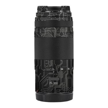 Imagem de Adesivo para lente de câmera 75-300 4-5.6 Película protetora para Canon RF 75-300 mm F4-5.6 (Circuit Titanium)