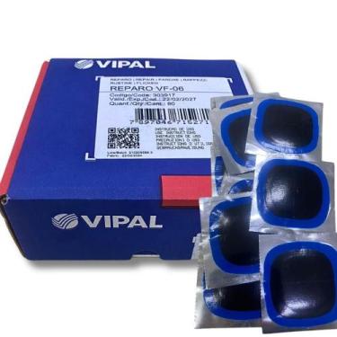 Imagem de Reparo Para Pneu 60mm Com 80 Pecas Borda Azul Vf-06 - Vipal