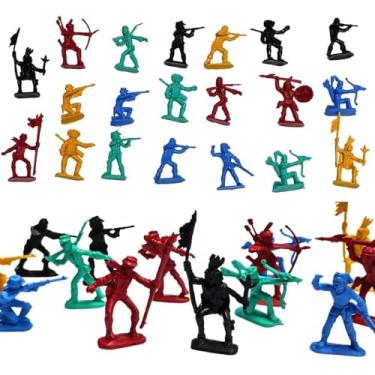 Imagem de 100 Soldadinhos Forte Apache Velho Oeste Indio Cowboy Militar Soldado