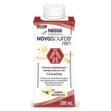 Imagem de Novasource Ren Baunilha 200ml Suplemento Nutricional Novo - Nestlé