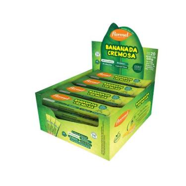 Imagem de Bananada Cremosa Zero Display com 20 un. de 22g - Flormel