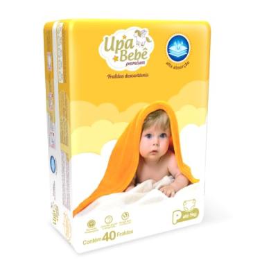 Imagem de Fralda Upa Bebe Premium Jumbo Pq Com 40