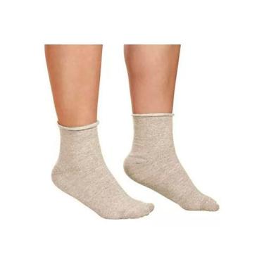 Imagem de Meia Cano Longo Lupo 1275-011 Masculina Sem Punho Algodão T. 37/44 45/