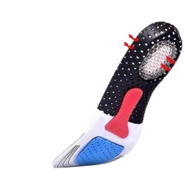 Imagem de Par Palmilha Para Pé Cavo Plano Ortopédica Fascite - Topmixshop