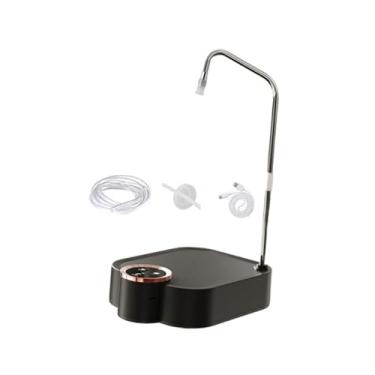 Imagem de IEUDNS Dispensador de água de mesa, portátil, bomba elétrica inteligente para garrafas de água universal para escritório, atividades ao ar livre, viagens, Preto