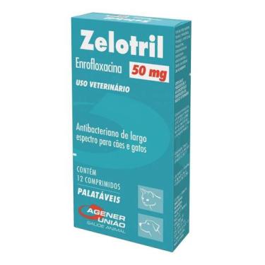 Imagem de Antibacteriano Zelotril Agener 50 mg - Com 12 Comprimidos - AGENER UNI