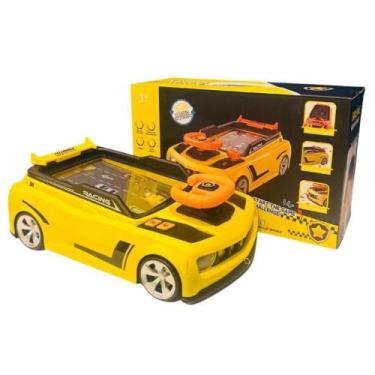 Imagem de Carro Brinquedo Simulador De Corrida De Carros Volante Amarelo - Jac P