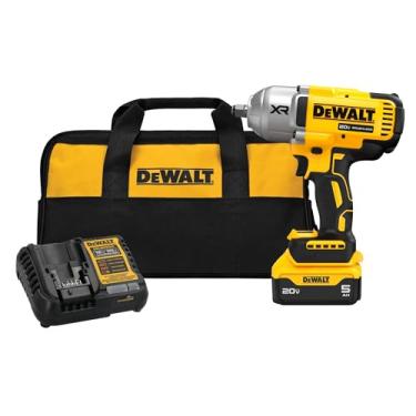Imagem de DEWALT Kit de chave de impacto sem fio de íon de lítio máximo de 20 volts (DCF900P1)