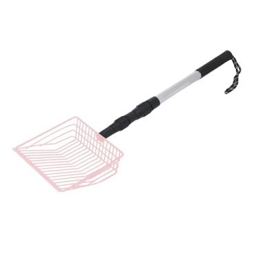 Imagem de Generic Calça de Lixo de Galinheiro, 3 Seção de Galinha Colher Push Bloqueio Fivela Fixa Fixle Ajustável Não Flexão Fácil de Limpar Eficiente para a Fazenda (Rosa)