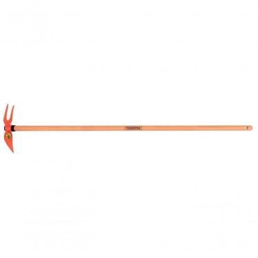 Imagem de Sacho Coração Duas Pontas Tramontina Em Aço Com Cabo De Madeira 120cm