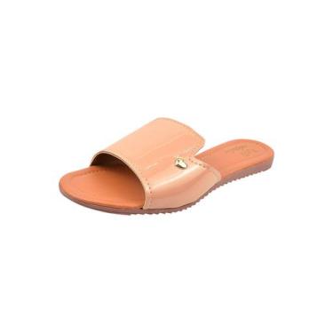 Imagem de Chinelo Feminino Rasteirinha Feminina Slide Nude Basico Confortavel  -