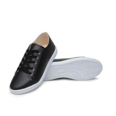 Imagem de Tênis Feminino casual Blogueira Robin - Oldsen, Preto, Feminino, 38