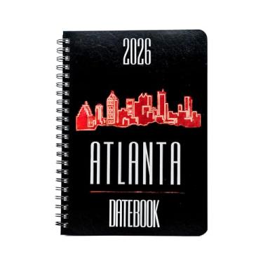 Imagem de Agenda de datas e planejador urbano de Atlanta, Geórgia 2026 – Guia de recursos com visualizações diárias, semanais e mensais – Calendário de referência de 3 anos, guia de caderno de viagem multiuso e