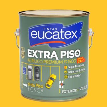 Imagem de Tinta Acrilica para Piso Estacionamento 3,6l Eucatex Extra Piso, Amare