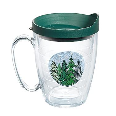Imagem de Tervis Copo de viagem com isolamento térmico de parede dupla feito nos EUA Spruced Up Christmas Holiday mantém as bebidas frias e quentes, caneca de 473 ml, clássica