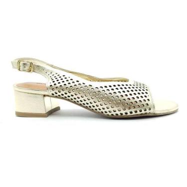 Imagem de Sandália Bottero Feminina 373003, 35, Dourado