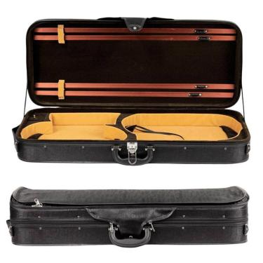 Imagem de Estojo Orquezz De Madeira Duplo Para Violino E Viola 42Cm