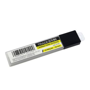 Imagem de Jogo De Lâmina Para Estilete Larga 18Mm Com 10 Peças