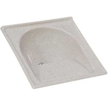 Imagem de Tanque Granitado Sintético Simples N°1 Com 60x60cm Travertino - 500314 - A.j.rorato