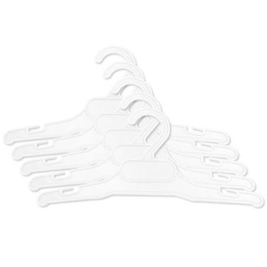 Imagem de Cabides Brancos Unissex Para Loja De Roupa Infantil - 40 Uni - Russo A