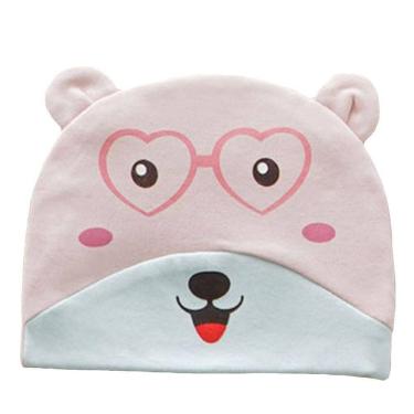 Imagem de Gorro Fantasia Para Bebê 17x14cm Cachorro Rosa