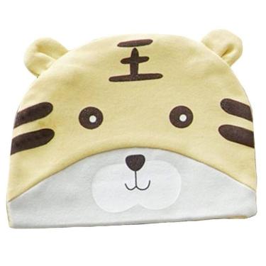 Imagem de Gorro Fantasia Para Bebê 17x14cm Urso Amarelo