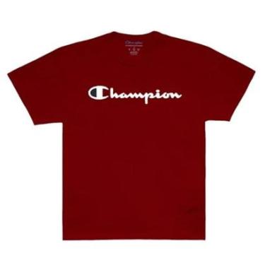 Imagem de Camiseta Champion Logo Script Ink Red-Masculino