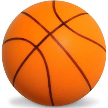 Imagem de Bola de basquete silenciosa, jovem para presente, interior para treinamento de bola basquete silencioso interior, bola de basquete silenciosa para drible, ruído sem espuma, bola de basquete Drible
