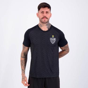 Imagem de Camisa Atlético Mineiro Principia Preta - Braziline, GG