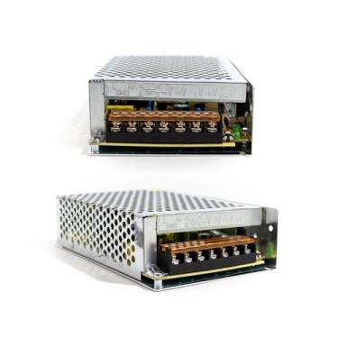 Imagem de Fonte Chaveada 12v 10a 120w Bivolt P Fita Led E Cftv