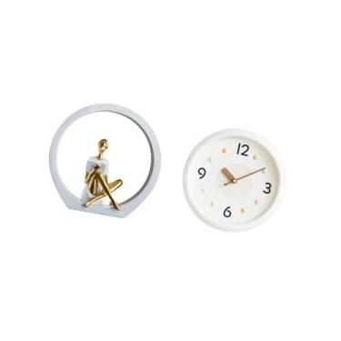 Imagem de Fenteer Estatueta de, Estátua Feminina, Centro de Mesa, Quarto, Leitores, Presente, Estante, Escultura Abstrata de Fazenda, Relógio de Parede Moderno,