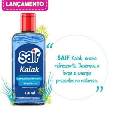 Imagem de Saif Limpador Perfumado Concentrado Kaiak 120ml