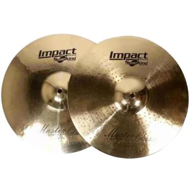 Imagem de Prato 14 Chimbal Hi Hat Par Impact Master Class B20 Spanking