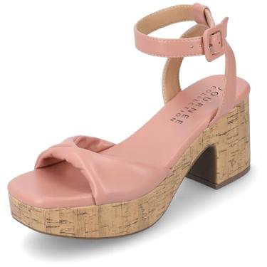 Imagem de Journee Collection Womens Eianna Tru Comfort Foam Ankle Strap Platform Sandals Pink 7.5 Medium WOMENS US