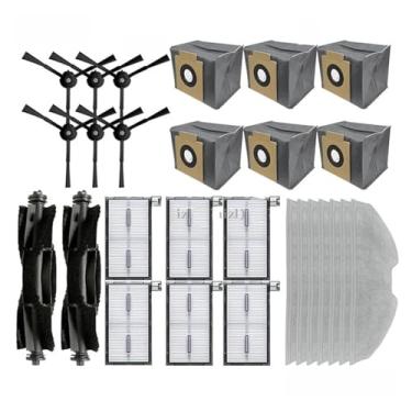 Imagem de Compatible With Eufy X8 Pro Robot Vacuum Cleaner Parts Main Side Brush Hepa Filter Mop Cloth Rag Dust Bag Accessories Replacement Spare Part(Set-2)