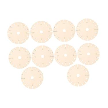 Imagem de Sclmgo 10 Peças de Tábua de Trança, Tábua de Tecelagem, Presentes para Adultos, Ferramenta de Trança, Disco de Madeira Portátil, Cabos de Disco Trançado, B