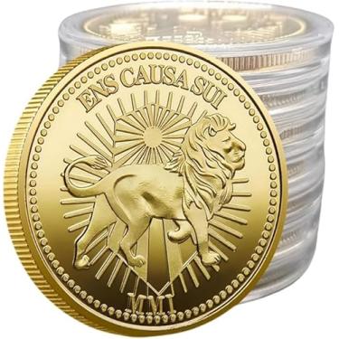 Imagem de WRFLC Moeda Continental John Wick, Lembrança De Metal 40 Mm, Acessório Filme Banhado A Ouro, Colecionável