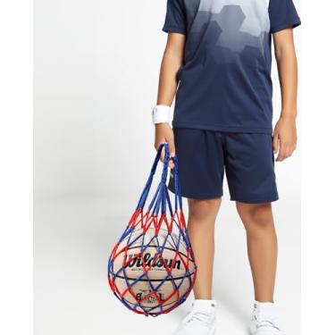 Imagem de Bolsa esportiva de malha, rede portátil para basquete, futebol, voleibol, leve, armazenamento fácil LCC1839-02