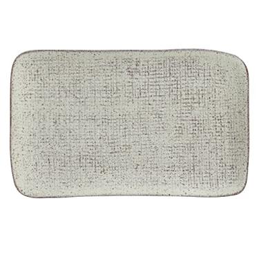 Imagem de Porto Brasil Conjunto com 4 Travessas Retangular Média Juta Pistache 27X16cm