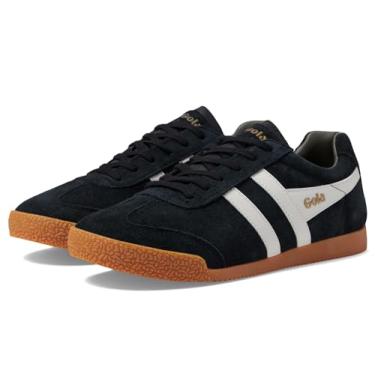 Imagem de Gola Tênis masculino Harrier Fashion, Preto/off-white/cáqui, 42