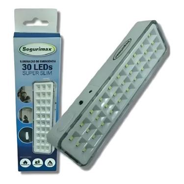 Imagem de Iluminacao De Emergencia Autonoma 30 Leds Super Slim-segurim - Segurim