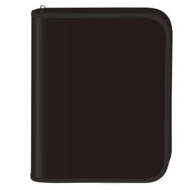 Imagem de Fichário Universitário com zíper All Black - DAC LTDA