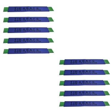 Imagem de Mega Cargo Control Protetor de tela de manga deslizante de 5 cm x 30 cm para tiras de amarração de catraca de 5 cm, correias de guincho (azul, pacote com 10)