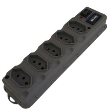 Imagem de Filtro De Linha 5 Tomadas Com Fusivel Protetor - 3045 - A Santos