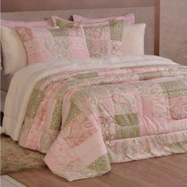 Imagem de Edredom Solteiro Coberdrom Top Line Estampado Hipercal-sherpa 2 Peças - Loire